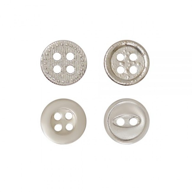 Botones de Aleación para Coser — Botones y Refuerzos Metálicos, detalle, Ata Buttons Turquía