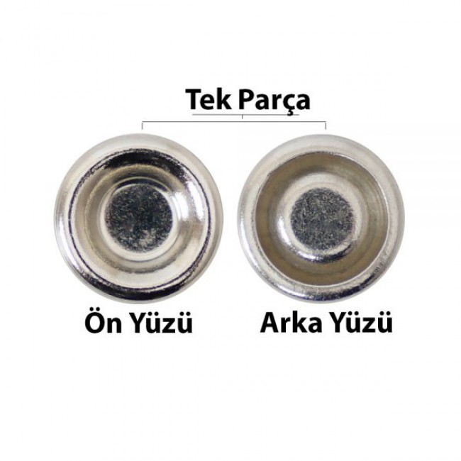 Remache de Botón a Presión de Garras — Botones a Presión, detalle, Ata Buttons Turquía