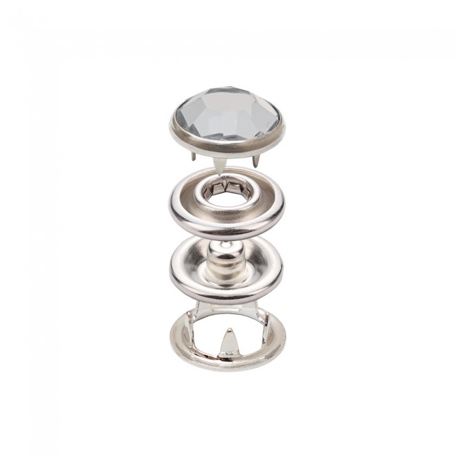 Botón a Presión de Garras con Tapa de Cristal — Botones a Presión, detalle, Ata Buttons Turquía