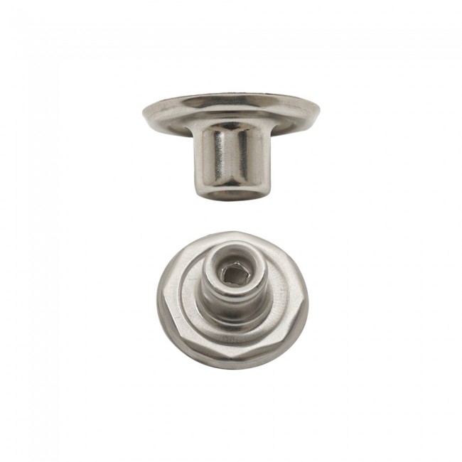 Refuerzo Metálico Perforado Inoxidable para Botón de Vaquero — Botones para Vaqueros, detalle, Ata Buttons Turquía