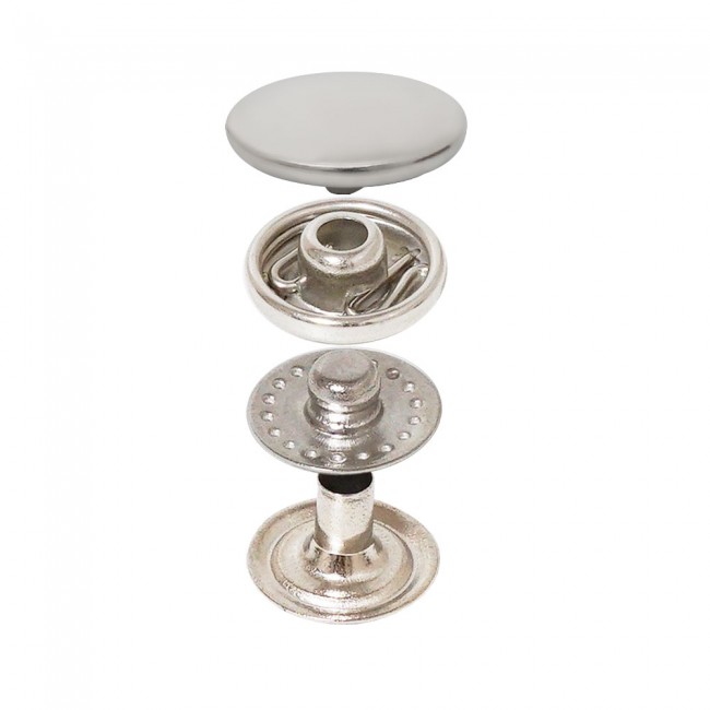 Botón a Presión de Muelle Vt2 Mini con Cabeza tipo Moneda Curva — Botones a Presión, detalle, Ata Buttons Turquía